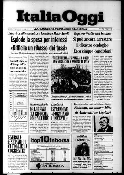 Italia oggi : quotidiano di economia finanza e politica